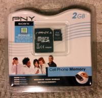 MicroSD card, SD adapter, and retail packaging